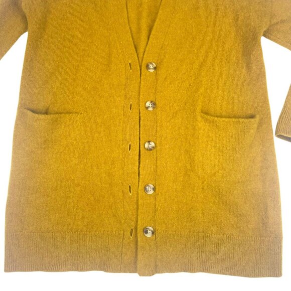 Madewell Yellow Sweater Alpaca Wool Fall Soft XXS - Picture 10 of 11